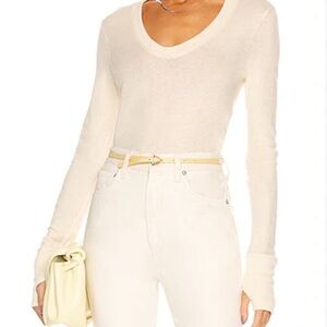 Enza Costa
Crewneck Cashmere Pullover Sweater